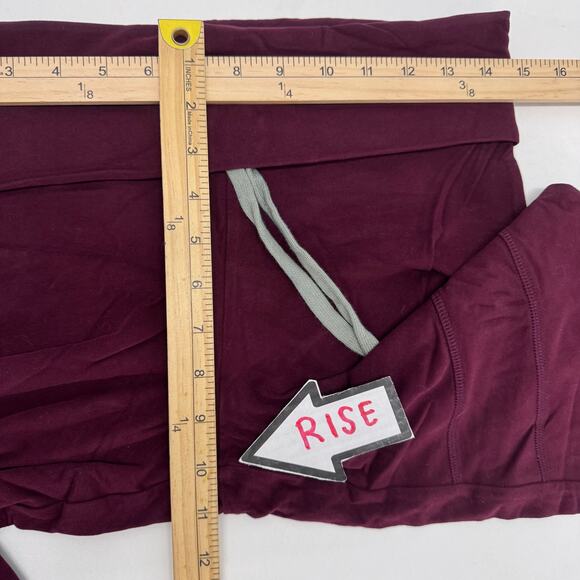 NWT GREY STATE Cross Town Leggings Mars Red sz L Cotton Blend Basic Sustainable - Picture 5 of 8